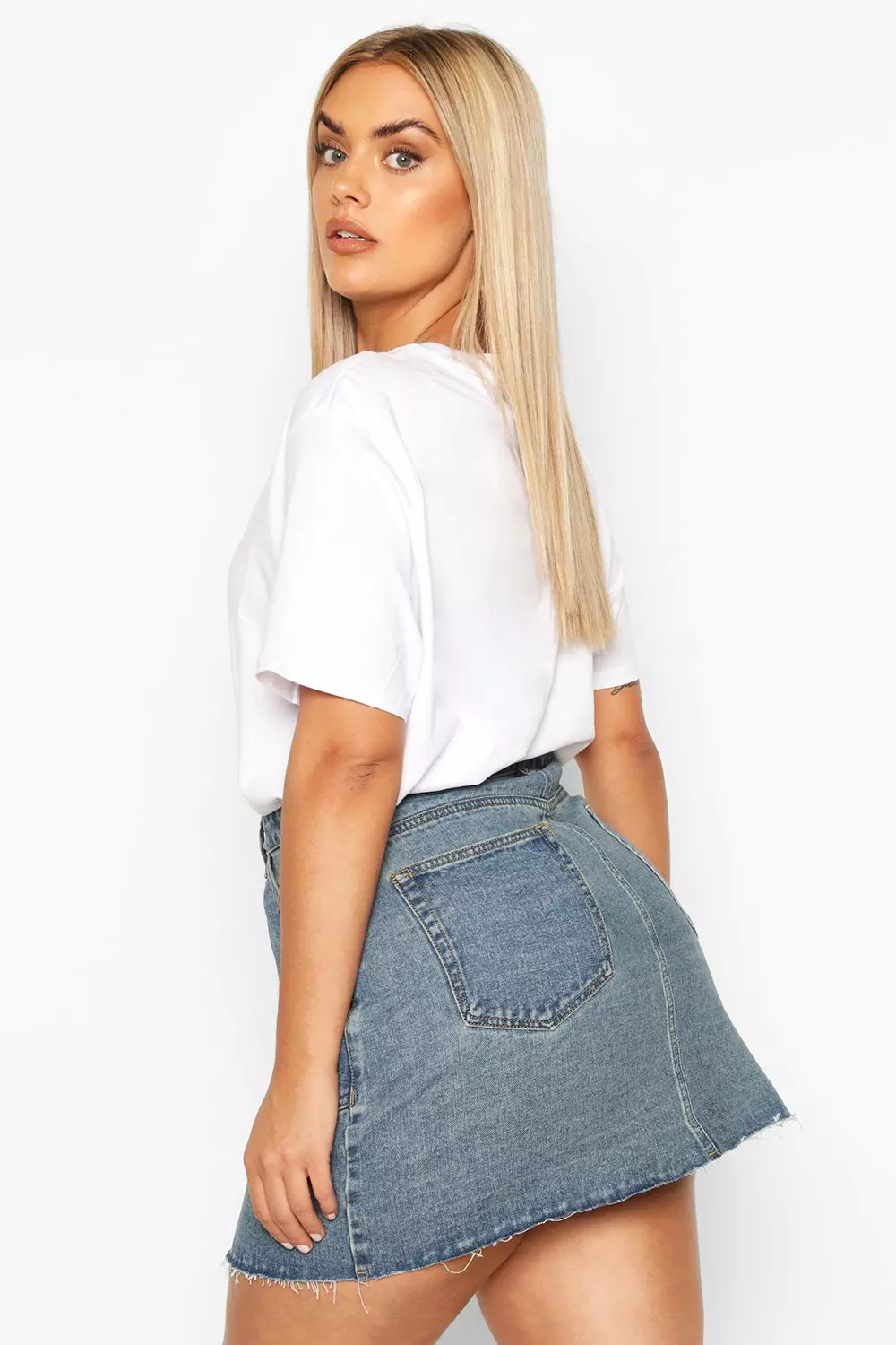 Jean skirt vintage look sale